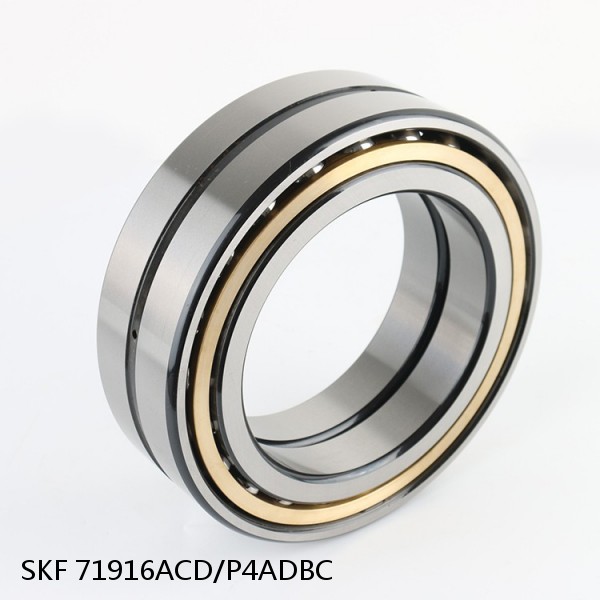 71916ACD/P4ADBC SKF Super Precision,Super Precision Bearings,Super Precision Angular Contact,71900 Series,25 Degree Contact Angle