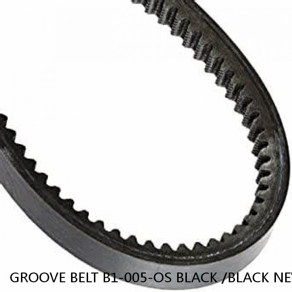 GROOVE BELT B1-005-OS BLACK /BLACK NEW 