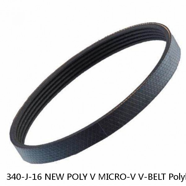 340-J-16 NEW POLY V MICRO-V V-BELT Polybelt 340J16 PolyV Belt