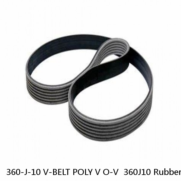 360-J-10 V-BELT POLY V O-V  360J10 Rubber PolyV Belt USA