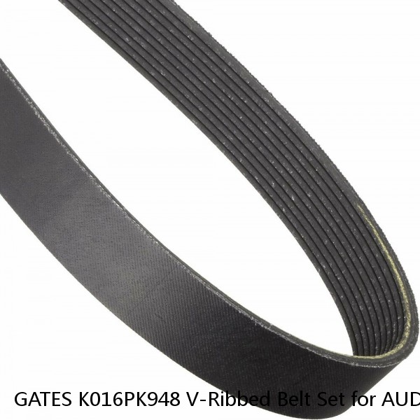 GATES K016PK948 V-Ribbed Belt Set for AUDI,SEAT,SKODA,VW