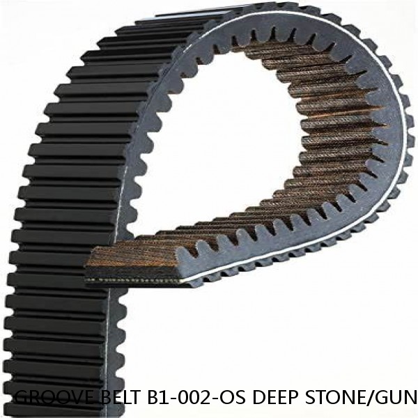 GROOVE BELT B1-002-OS DEEP STONE/GUN METAL ONE SIZE