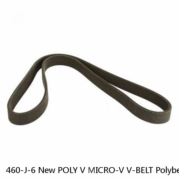 460-J-6 New POLY V MICRO-V V-BELT Polybelt 460J6 PolyV Rubber 6 Ribs USA