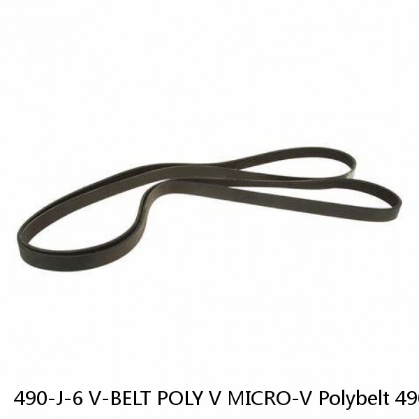 490-J-6 V-BELT POLY V MICRO-V Polybelt 490J6 PolyV Rubber Belt